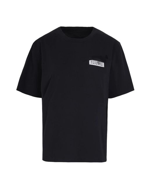 MM6 by Maison Margiela Black T-Shirts
