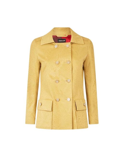 Roberto Cavalli Yellow Light Jackets