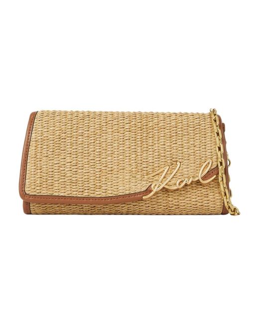 Karl Lagerfeld Natural Cross Body Bags