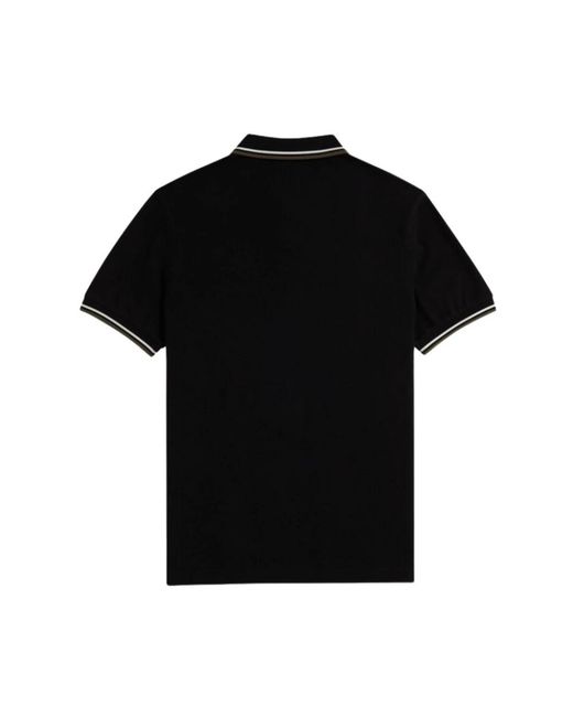 Fred Perry Black Polo Shirts for men