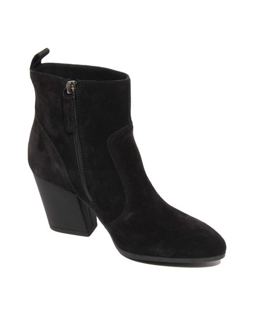 Hogan Black Heeled Boots