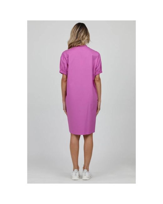 ROSSO35 Purple Short dresses
