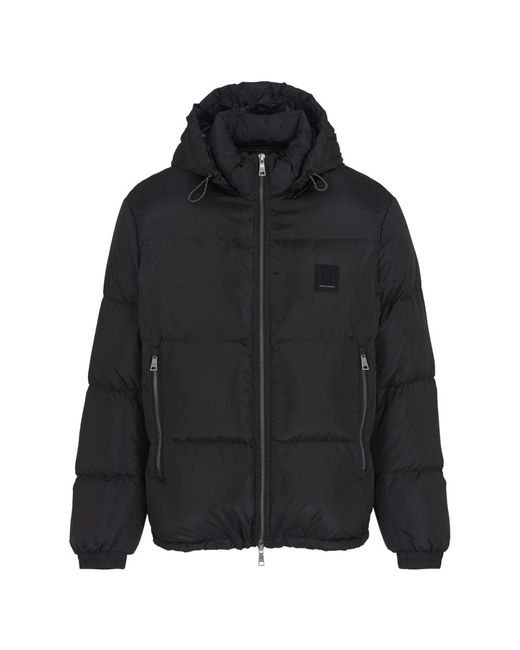 ARMANI EXCHANGE Black Winter Jackets for men