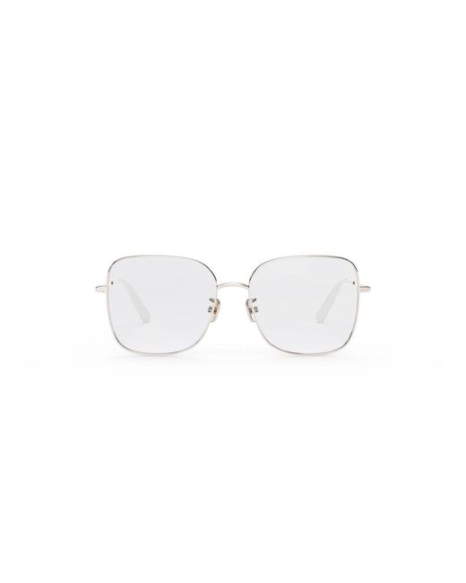Dior White Goldene optische brille stilvolles must-have