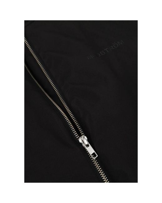 Modström Jassen ,Zwart ,Leer Odinmd Jacket in het Black