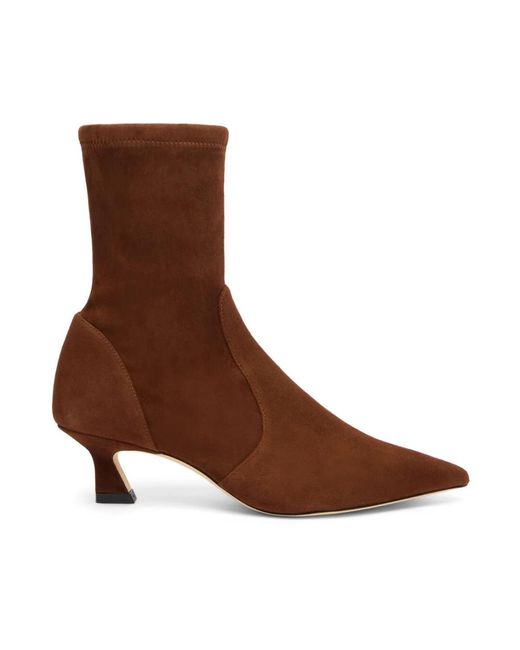 Stuart Weitzman Brown Heeled Boots
