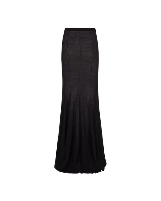 Cortana Black Maxi Skirts