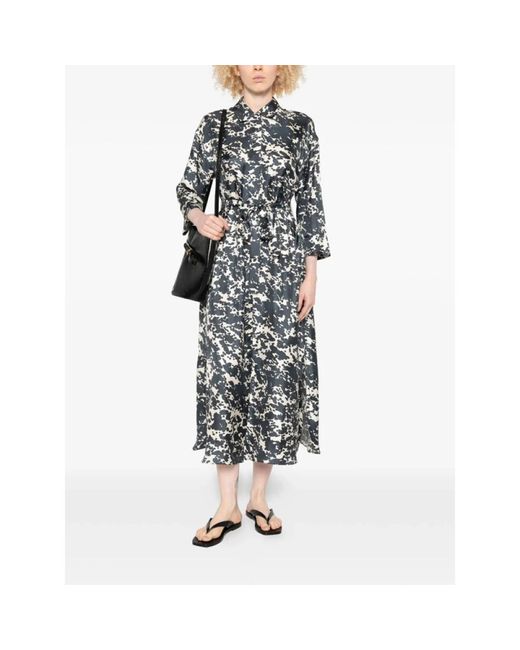 Max Mara Blue Shirt Dresses