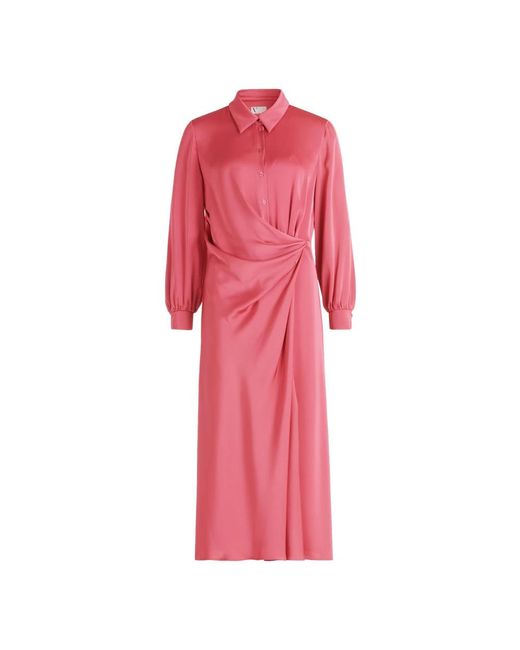 Vera Mont Pink Knopfleiste hemdblusenkleid,hemdblusenkleid mit knöpfen