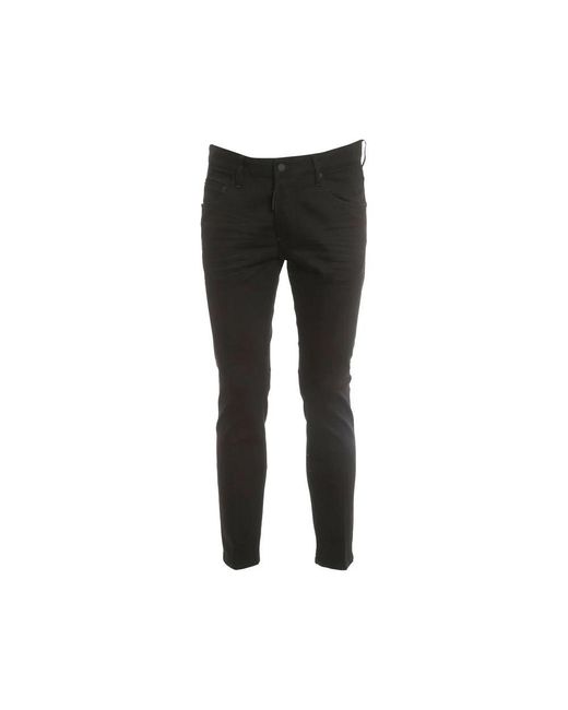 DSquared² Black Skinny Fit Jeans for men