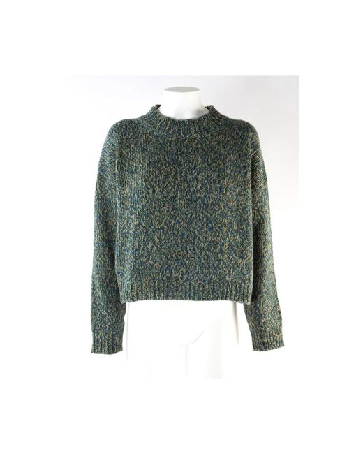 Roberto Collina Truien & Vesten ,Groen ,Kasjmier Sweatshirts Hoodies in het Green
