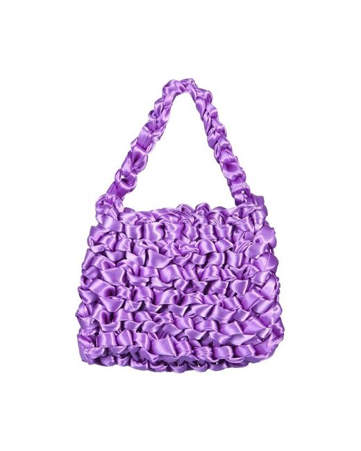Miista Purple Shoulder Bags
