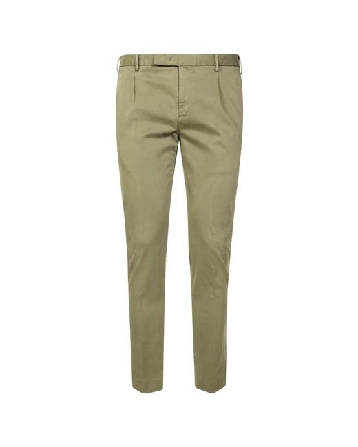 PT01 Green Slim-Fit Trousers for men