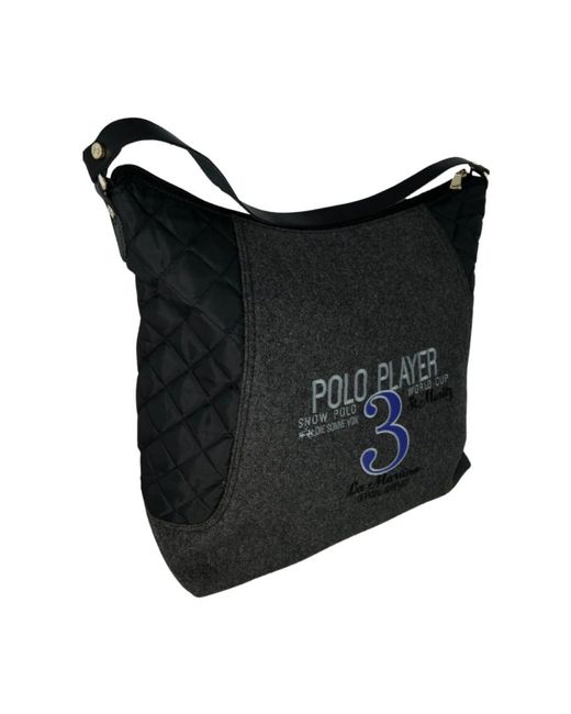 La Martina Black Shoulder Bags