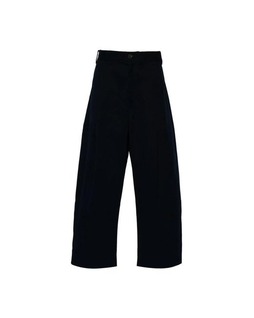Studio Nicholson Broeken ,Blauw ,Katoen Sorte Pant in het Black voor heren