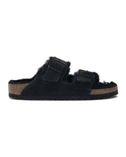 Birkenstock Sliders in het Black