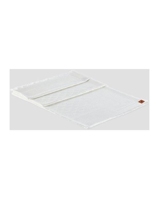 MCM White Silk Scarves