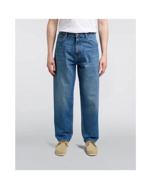 Edwin Rechte Jeans in het Blue voor heren