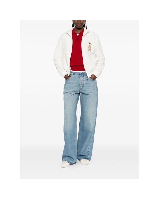 Emporio Armani White Faux Fur & Shearling Jackets