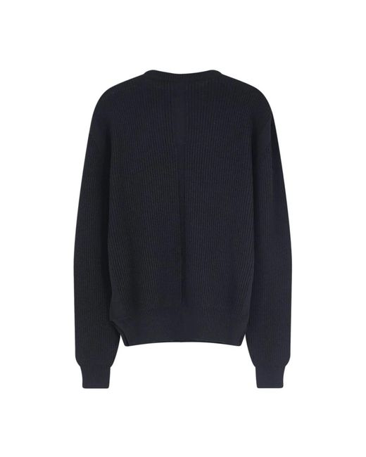 Rick Owens Black Round-Neck Knitwear for men
