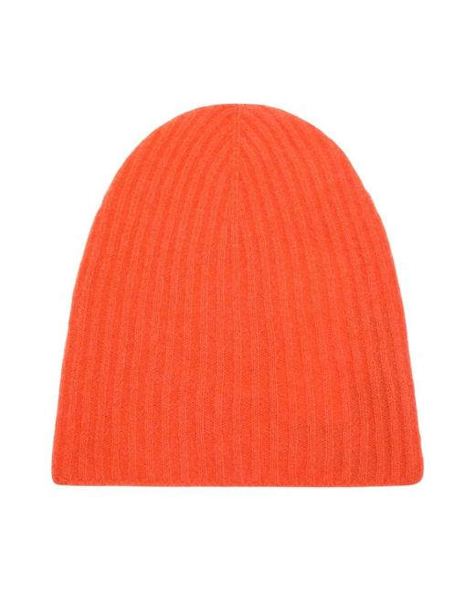 Roberto Collina Orange Strickmütze Hut