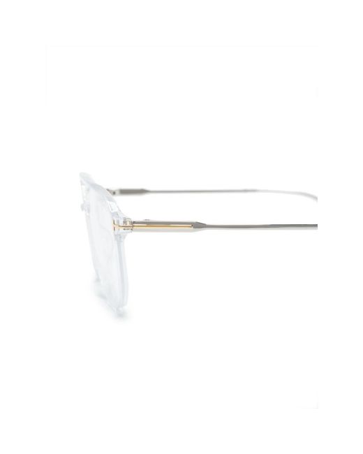 Tom Ford White Glasses for men