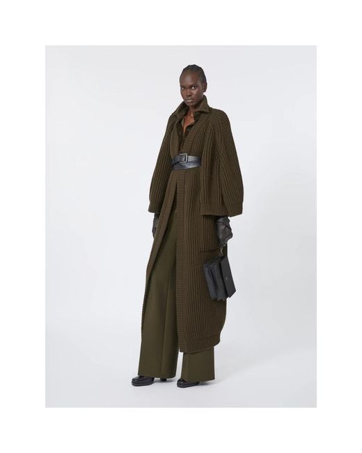 Max Mara Green Long Knitwear