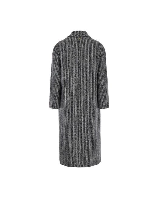 Cappotto multicolour coat di Twinset in Gray
