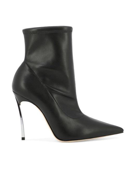 Casadei Black Heeled Boots