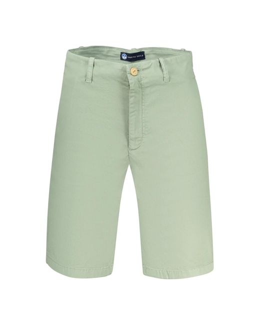 North Sails Chino Shorts in het Green