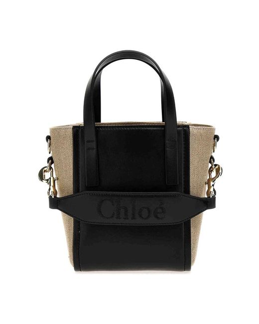 Chloé Black Tote Bags