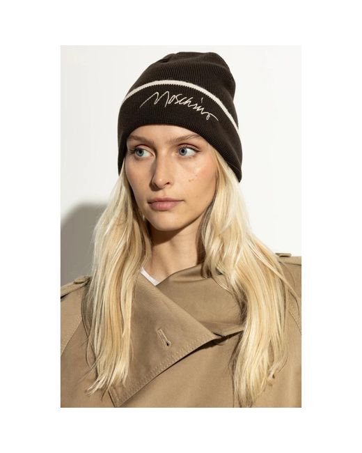 Beanies di Moschino in Black