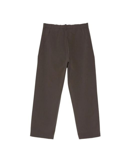 Goldwin Gray Straight Trousers for men