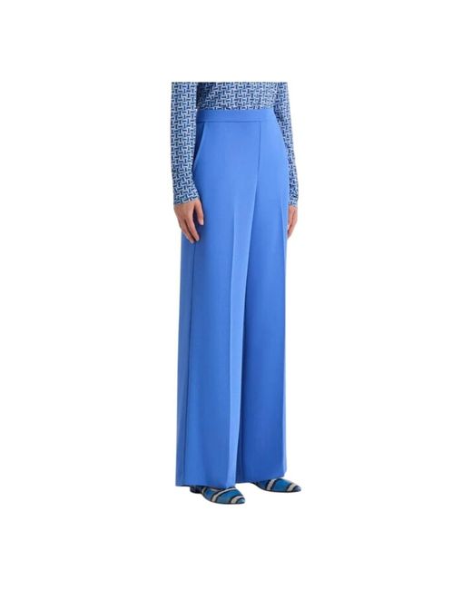 Maliparmi Blue Wide Trousers