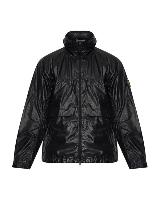 Light Jackets Stone Island de hombre de color Black