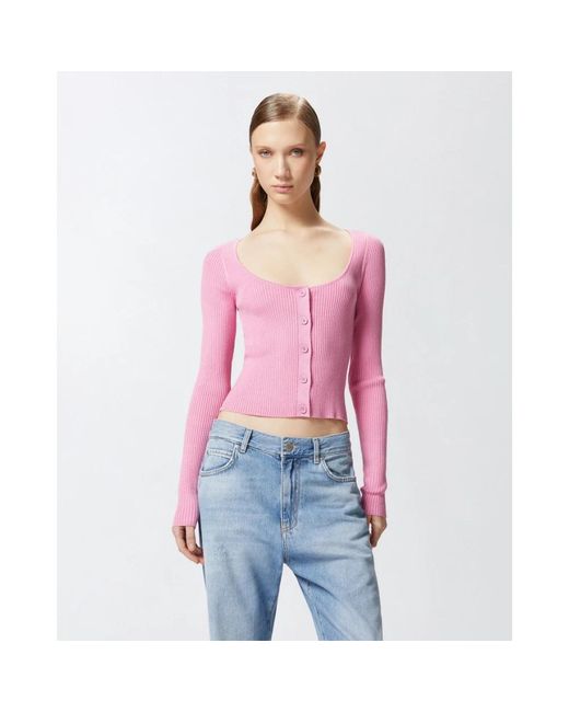 Cardigans Pinko de color Pink