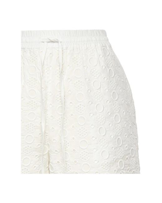 Pinko White Short Shorts