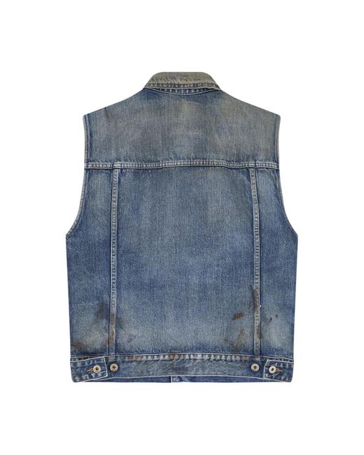 Rick Owens Blue Vests for men