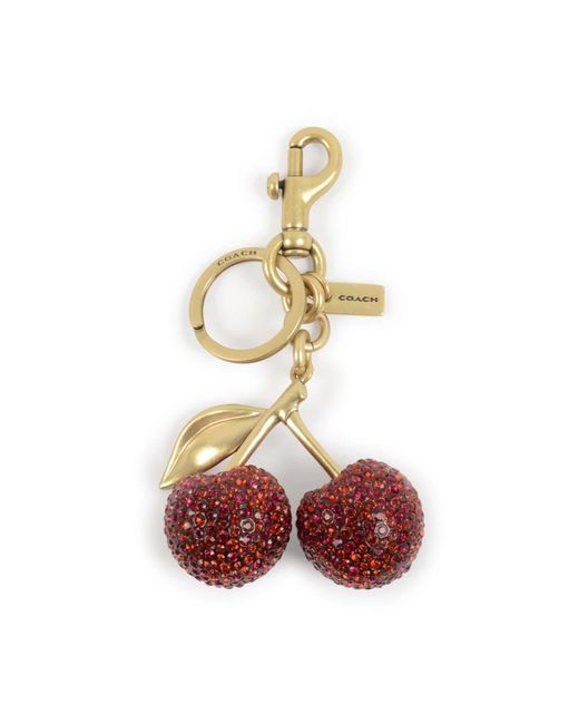Keyrings COACH de color Metallic