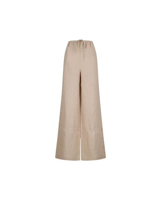 FRAME Natural Wide Trousers