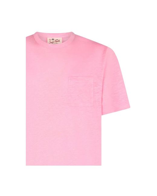 Mc2 Saint Barth T-shirts in Pink für Herren