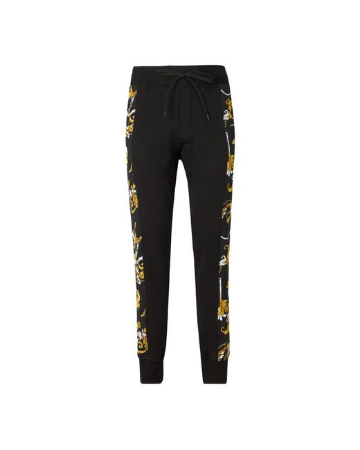 Sweatpants di Versace Jeans Couture in Black da Uomo