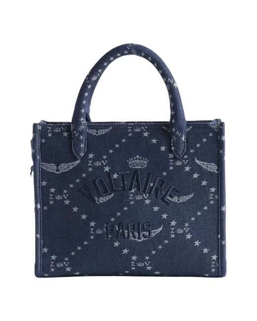 Zadig & Voltaire Blue Shopping Bags