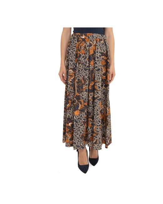 Weekend by Maxmara Geplooide Rok in het Brown
