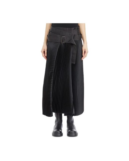 Midi Skirts Junya Watanabe de color Black