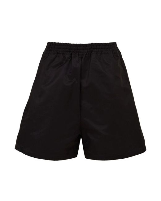 Douuod Woman Black Casual Shorts
