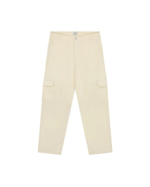 Arte' Natural Straight Trousers for men
