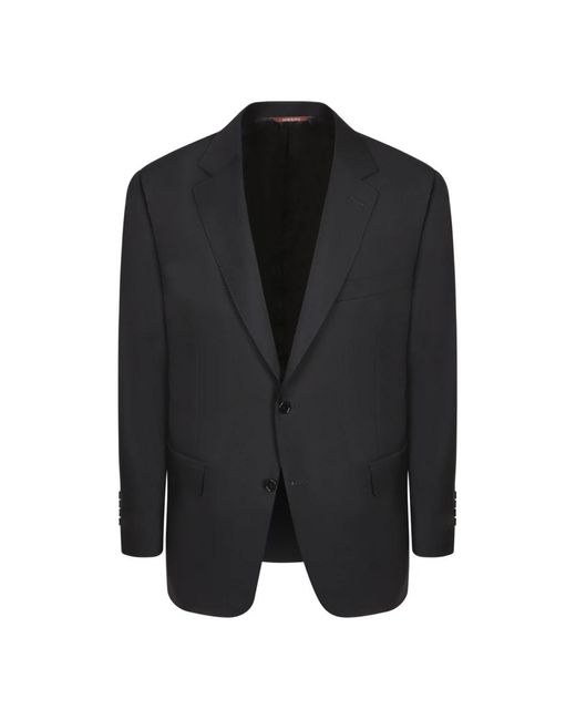 Single Breasted Suits Canali de hombre de color Black