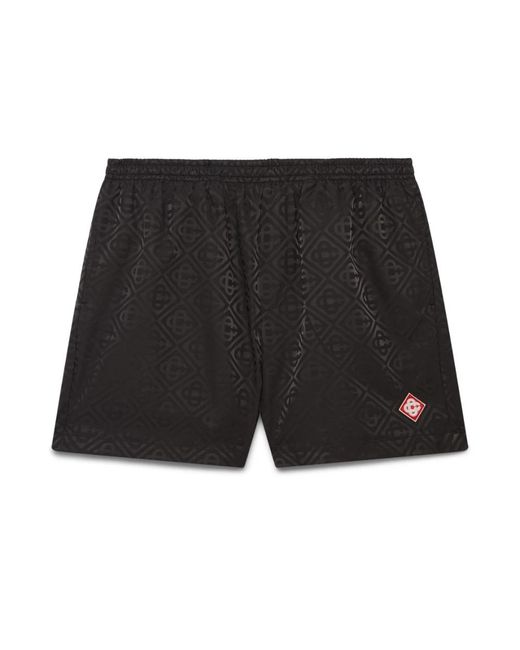 Casablanca Black Casual Shorts for men
