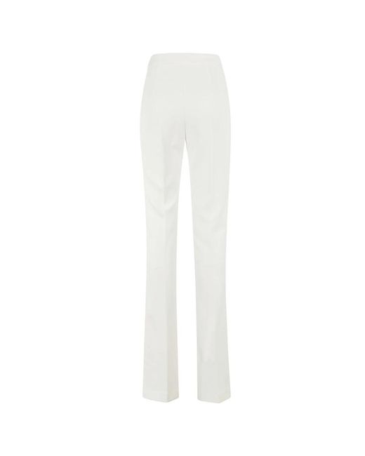 Trousers > straight trousers Elisabetta Franchi en coloris White